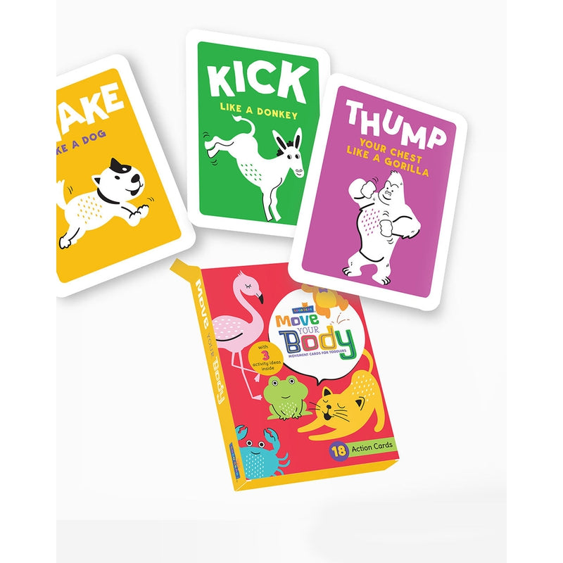 The Learner Box for Toddlers: Engaging Board Books & Movement Cards | Early Literacy Starter Kit