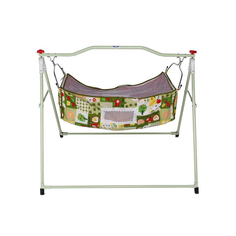 Ghodiya Cradle/Swing with Full Protective Net Cover for Toddlers