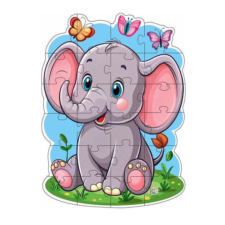 Ratna's My First Big Puzzle - Elephant I 24 Pieces Jigsaw Puzzle
