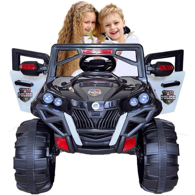 4x4 Battery Operated Electric Ride On Jeep | Motor for Steering | Remote Control | Black | COD Not Available