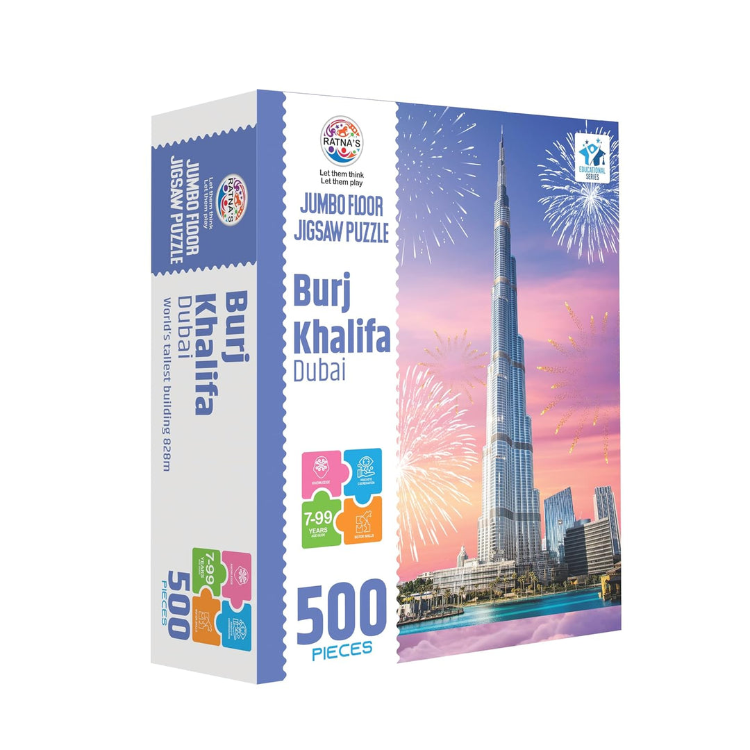 Ratna's Burj Khalifa Dubai Jumbo Floor - Jigsaw Puzzle I 500 Pieces