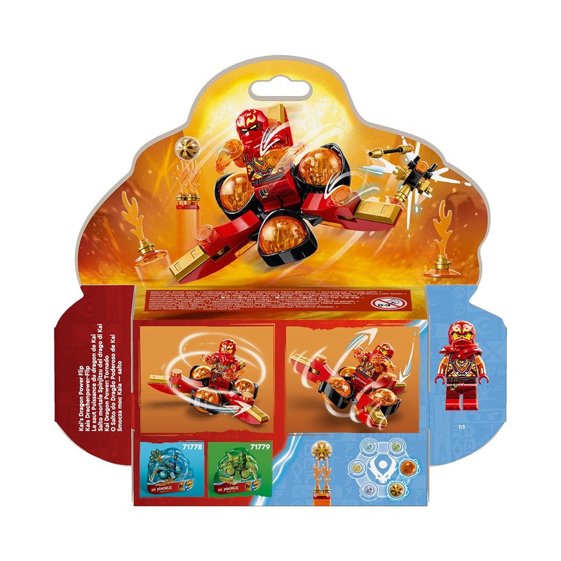 Buy LEGO NINJAGO Kai's Dragon Power Spinjitzu Flip Building Toy