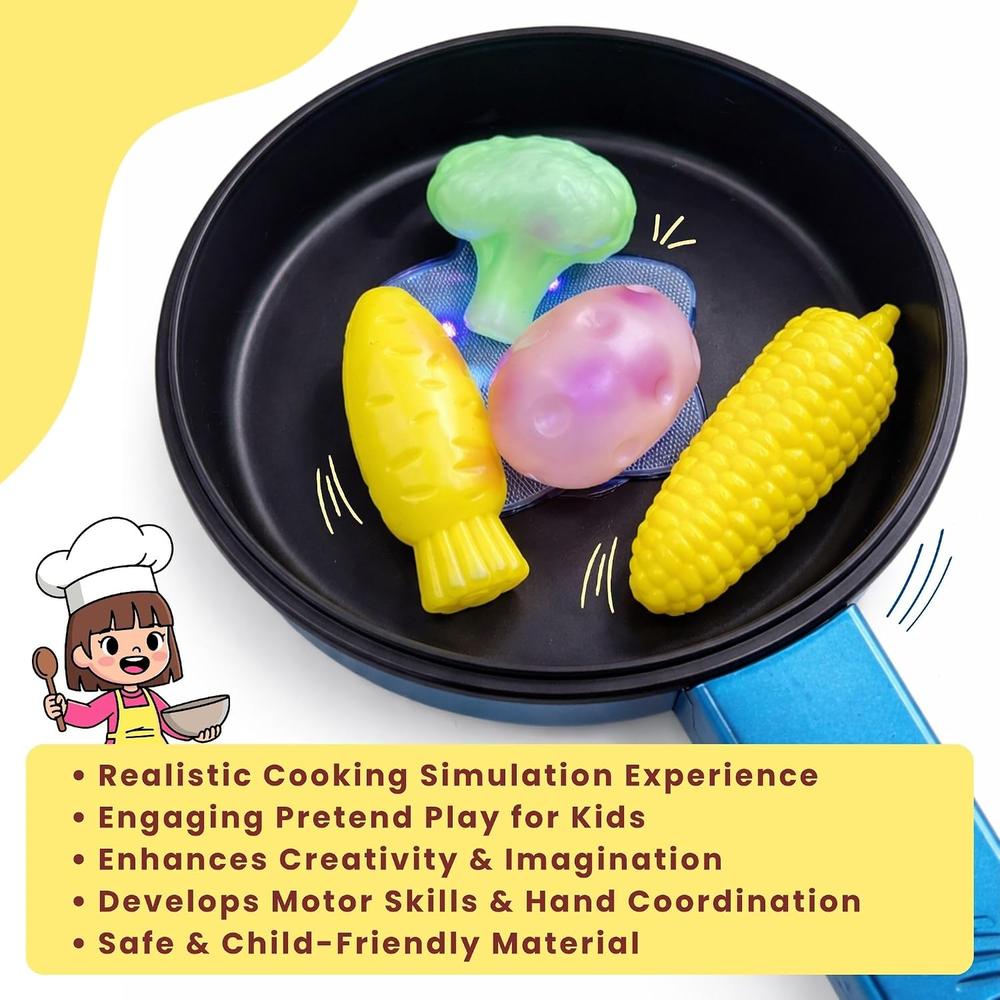 Annie My Little Chef Frying Pan Set - Colour Changing Pretend Play Set