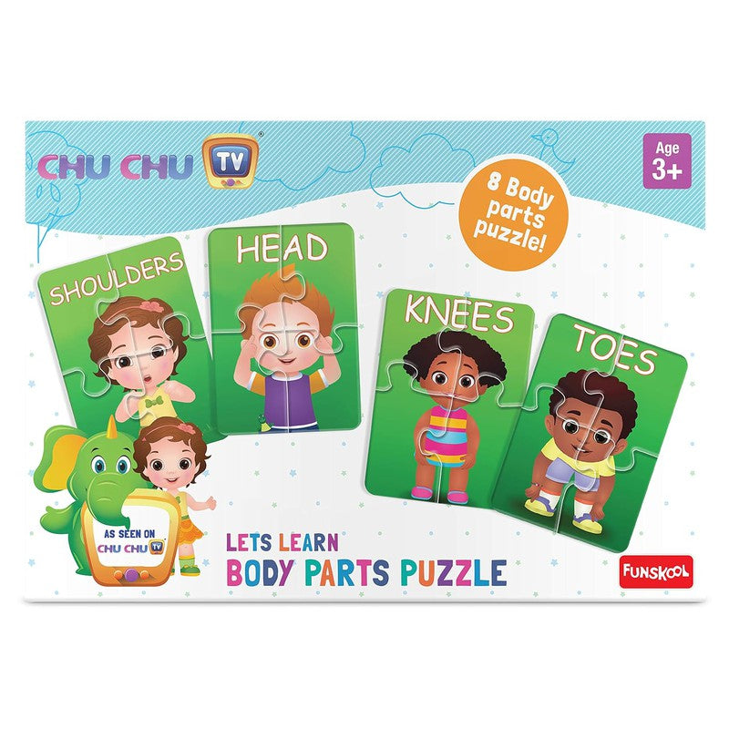 Original Funskool Chu Chu Body parts Puzzle Preschool Learning Puzzle
