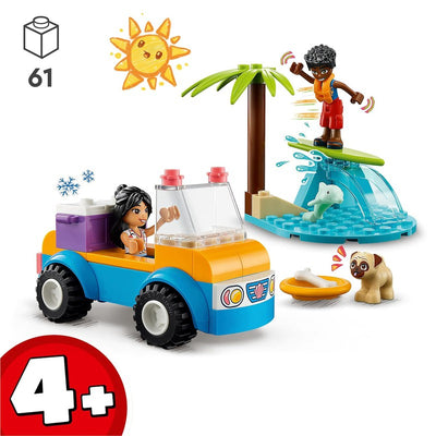 LEGO Friends Beach Buggy Fun 41725 Building Toy Set (61 Pieces)