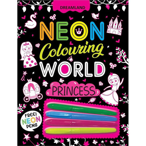 Coloring World Book with Neon Pens (4-7 Years)