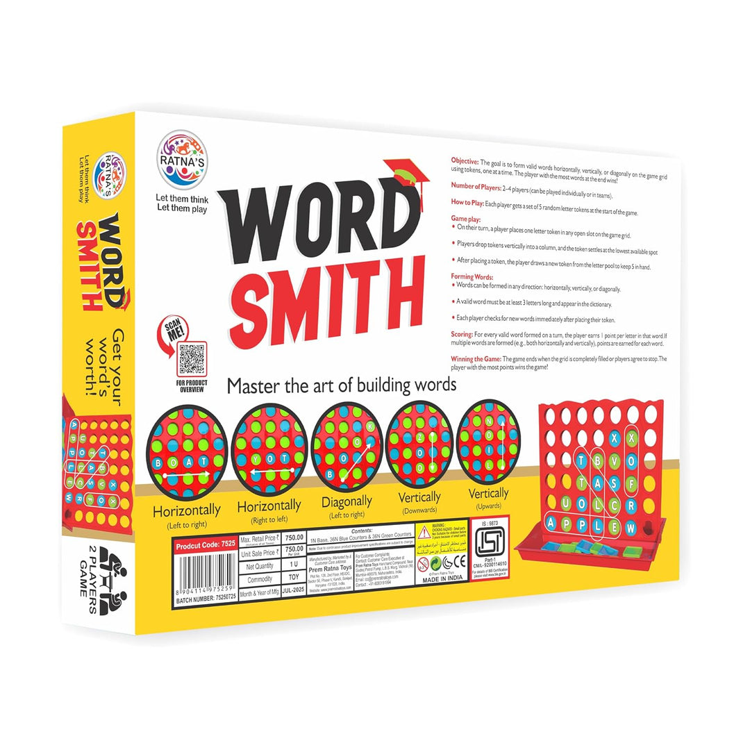 Ratna's Word Smith – Educational Crossword | Word Building Board Game