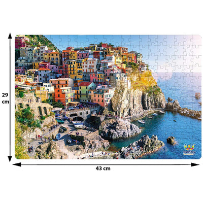 Cinque Terre, Italy, Cardboard Jigsaw Puzzle - 252 pieces