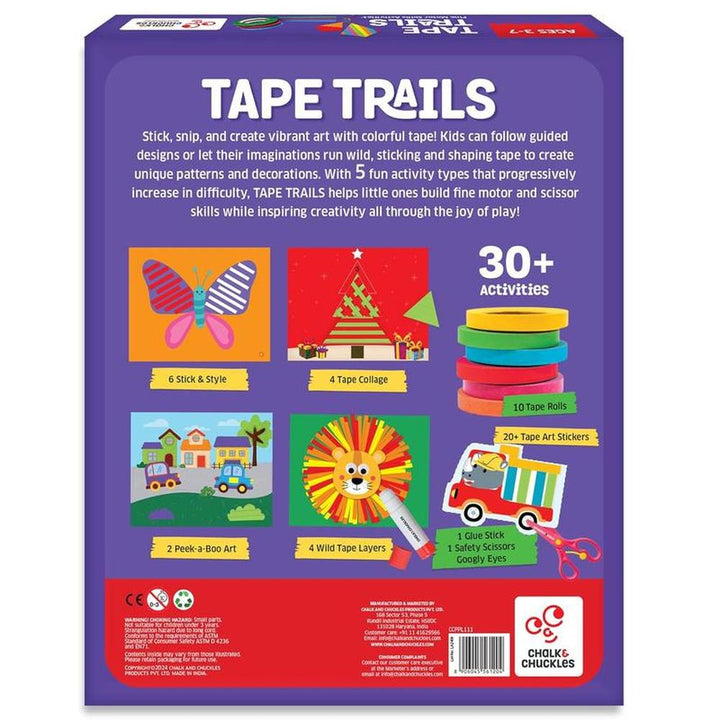 Chalk & Chuckles The Ultimate Craft Kit - Tear, Stick, Create (3-7 Years)