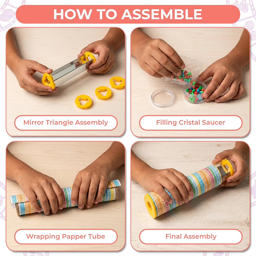 Ratnas Kaleidoscope Making DIY Kit – Creative Educational Activity