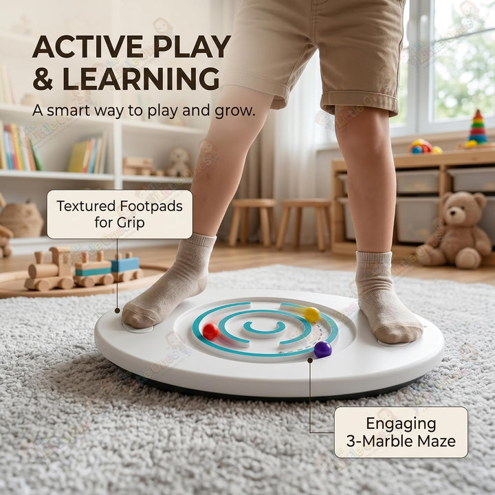 Stemburgg Kids Balance Board - Fun With Smart Moves | Indoor & Outdoor Balance Board
