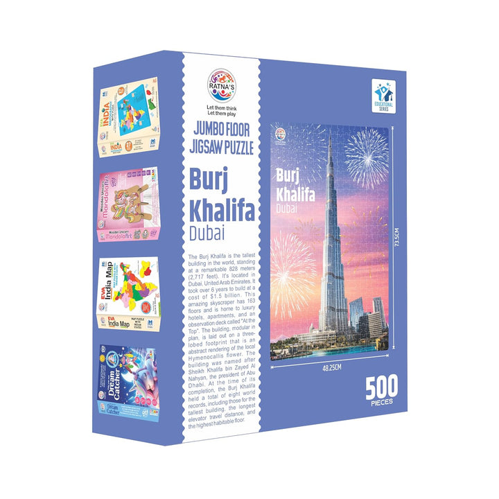 Ratna's Burj Khalifa Dubai Jumbo Floor - Jigsaw Puzzle I 500 Pieces