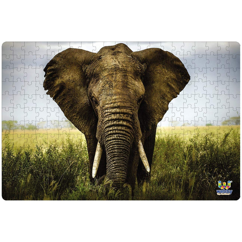 The Wild Elephant Wooden Jigsaw Puzzle, 252 Pieces