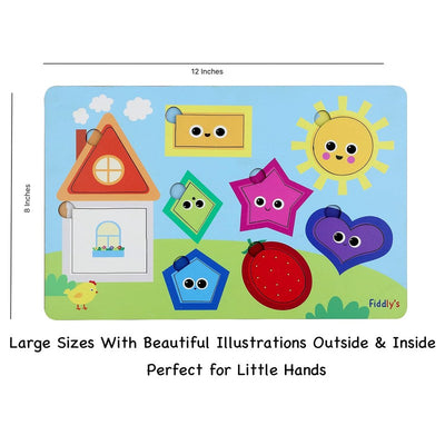 Wooden Learning Educational Puzzle (Shapes)