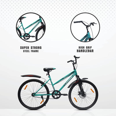 Urban Girl 26t With Front Suspension And Disc Brake City Bike | 12+ Years (COD Not Available)