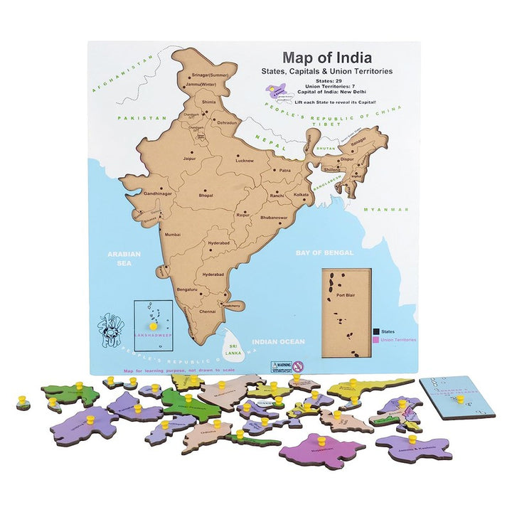 Map of India (Educational Puzzle)