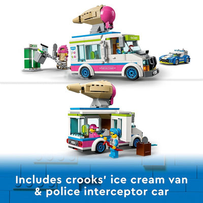 LEGO City Ice Cream Van Police Chase 60314 Building Kit (317 Pieces)