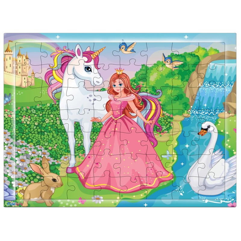 54 Pcs Wood Jigsaw Puzzle | Princess World