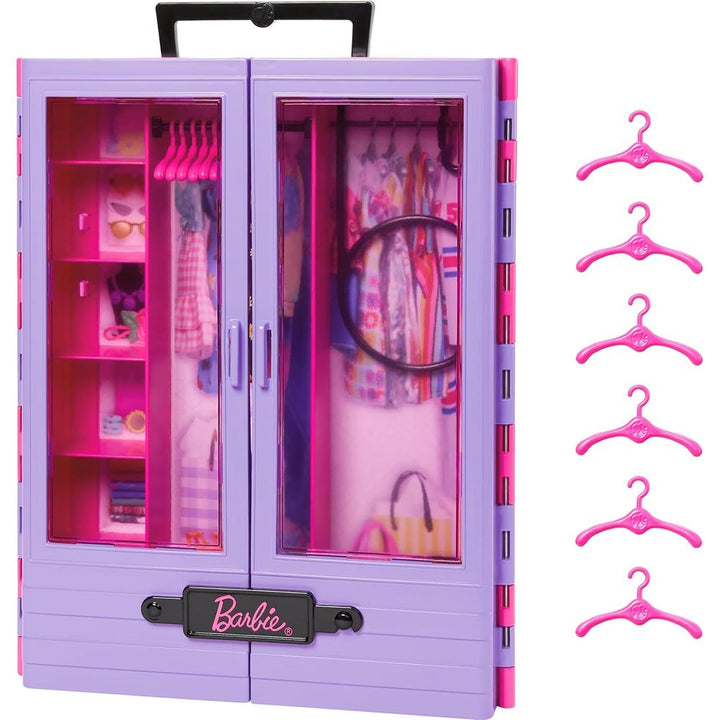 Mattel Original Licensed Barbie Ultimate Closet - Armoire Mode with 6 Hangers