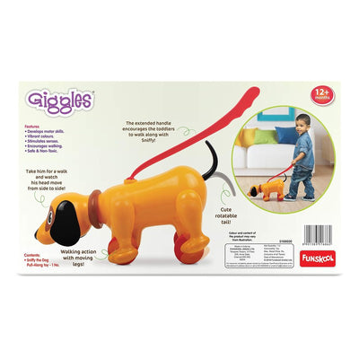 Original Funskool Sniffy The Dog Push & Pull Toy