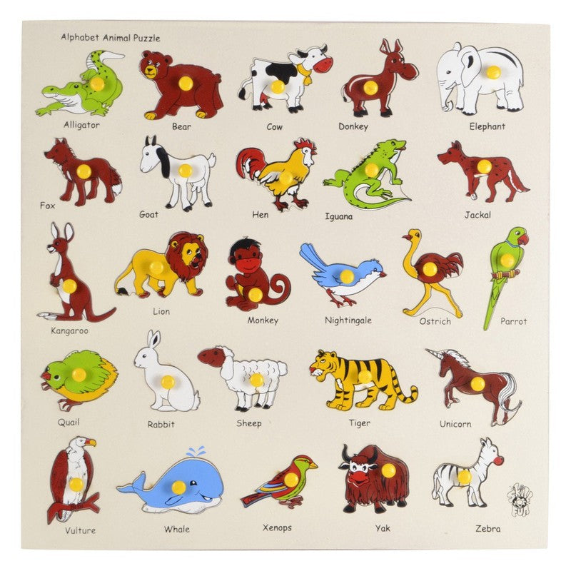 Animal Alphabet Tray