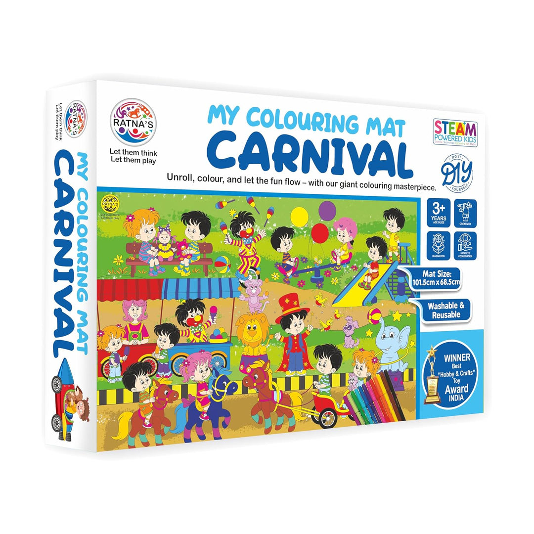 Ratnas My Coloring Mat - Carnival I Washable & Reusable Colouring Mat