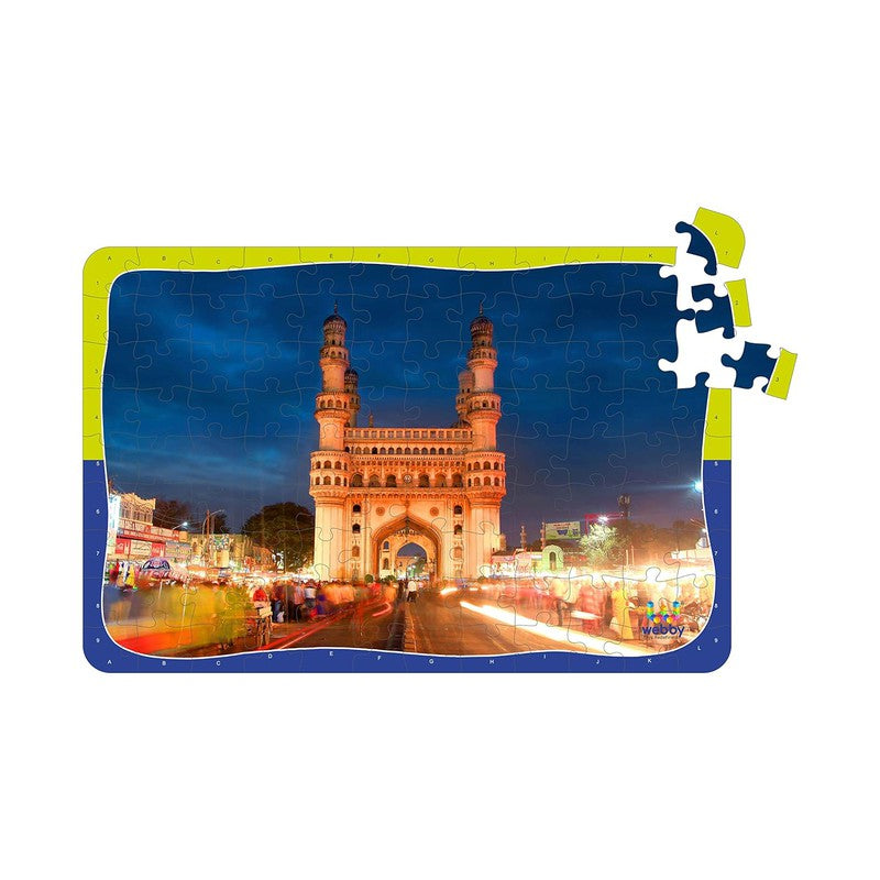 Charminar Wooden Jigsaw Puzzle, 108 Pieces