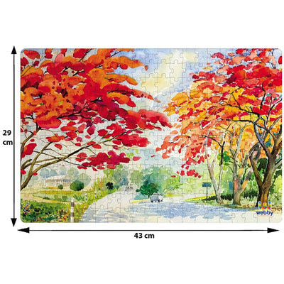 The Landscape Painting Cardboard Jigsaw Puzzle, 252 pieces