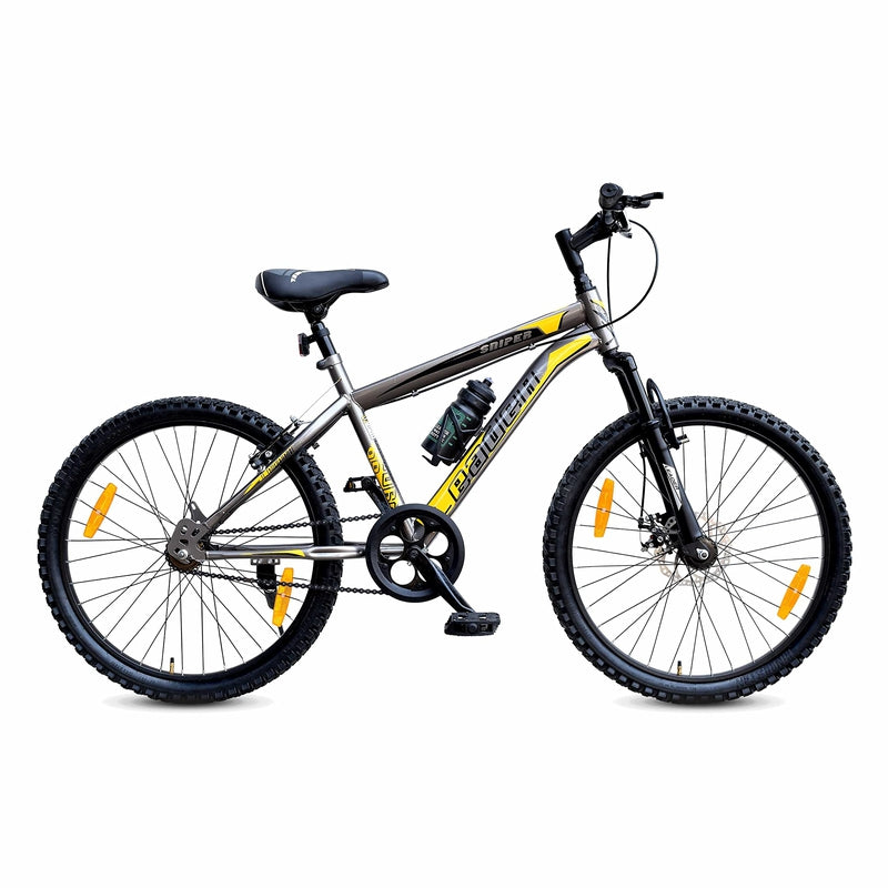 Sniper MTB 24T Mountain Bicycle with Front Suspension and Disc Brake | 12+ Years (COD Not Available)