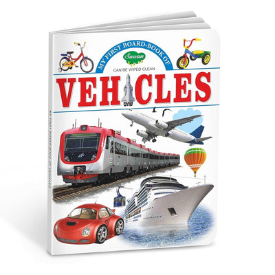 My First Tiny Board Book - Vehicles Book For Kids