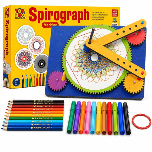 Toy box by ratna Spirograph Machine | Fun Drawing Tool Art & Craft DIY Kit