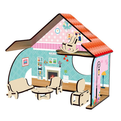 Dream Girl Beach House Wooden Doll House