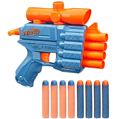 Original Nerf Elite 2.0 Prospect QS4 Dart Blaster with 8 Darts (8-12 Years)