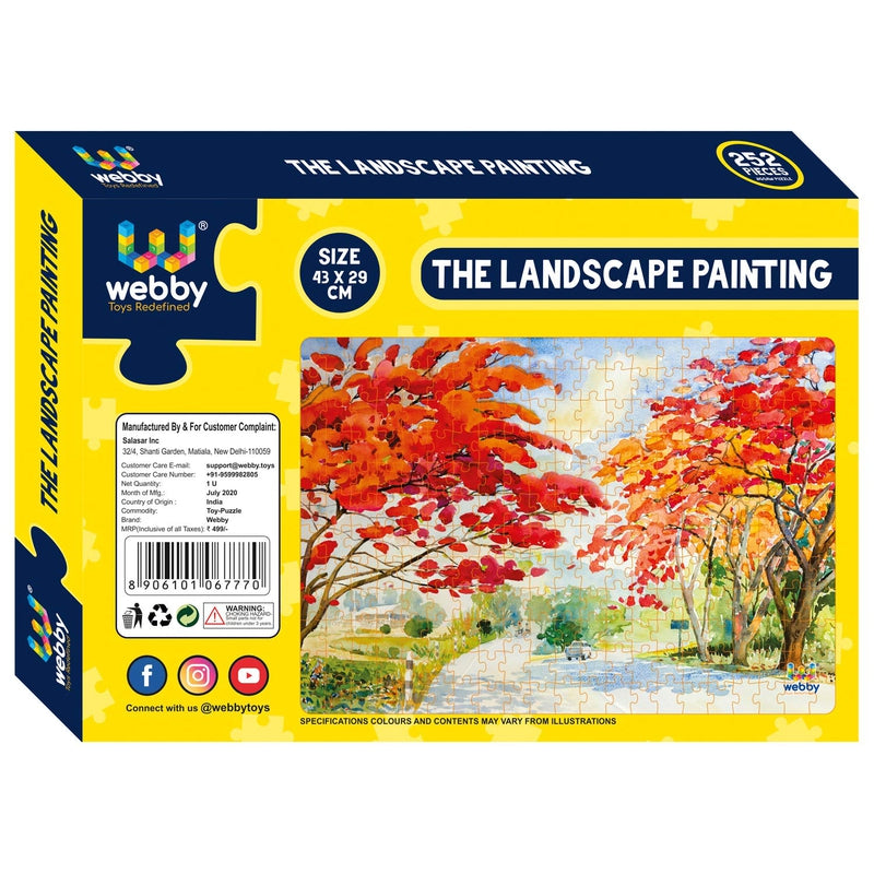 The Landscape Painting Cardboard Jigsaw Puzzle, 252 pieces