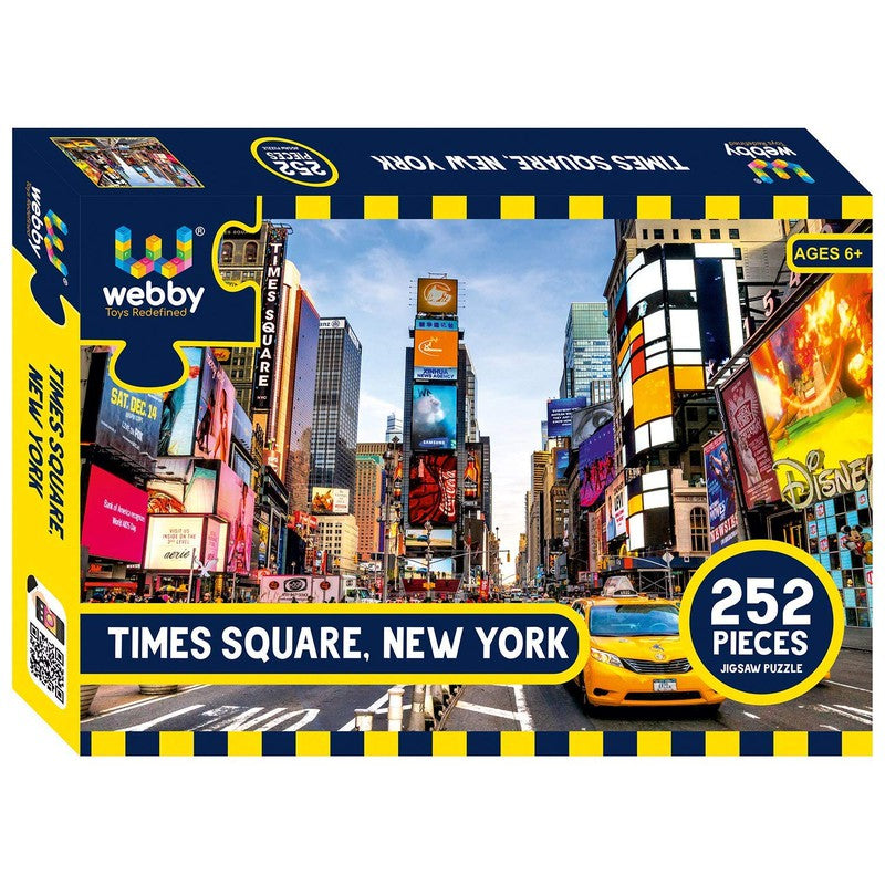 Times Square, New York Cardboard Jigsaw Puzzle, 252 pieces