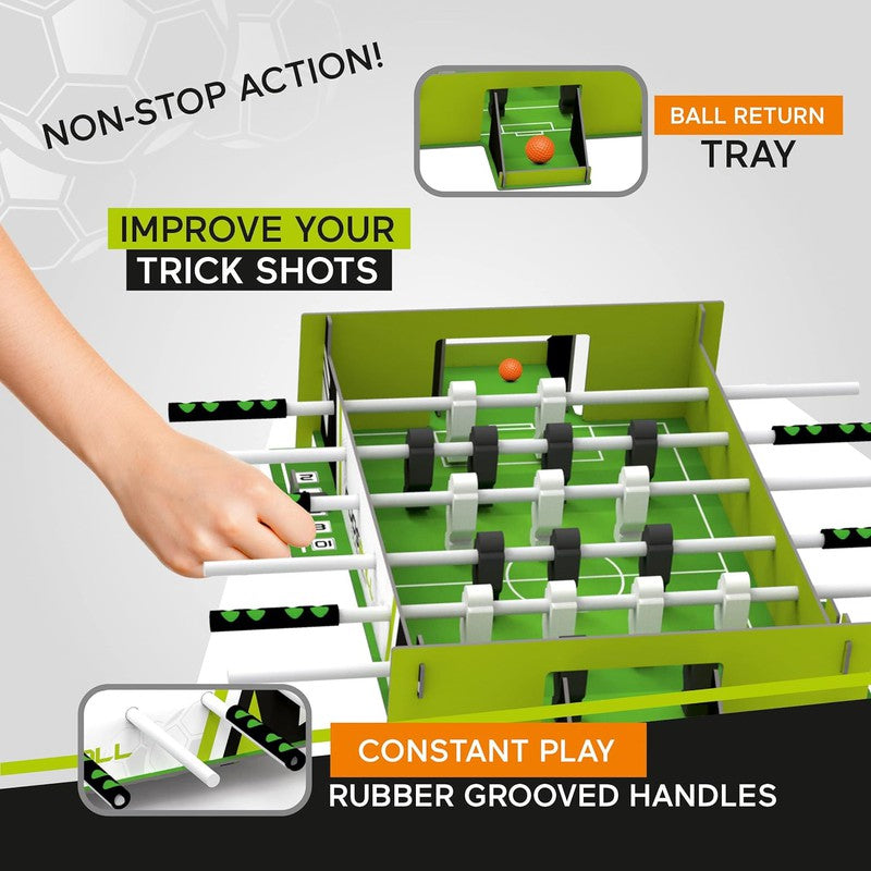 Table Top Foosball - Fast Action Soccer Game, Fun Family Game Set