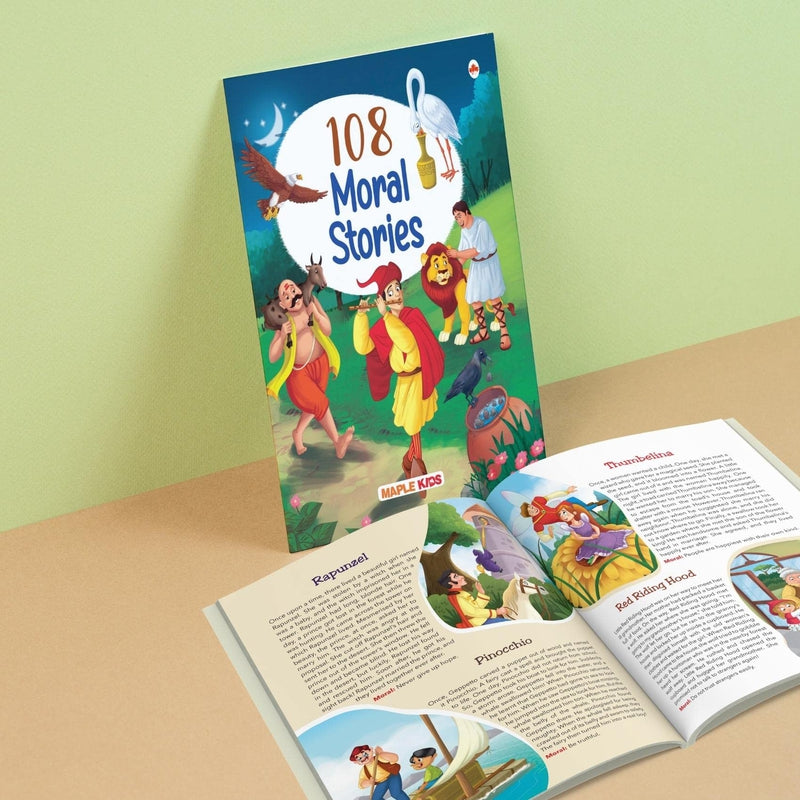 108 Moral Stories (Illustrated) - Story Book for Kids