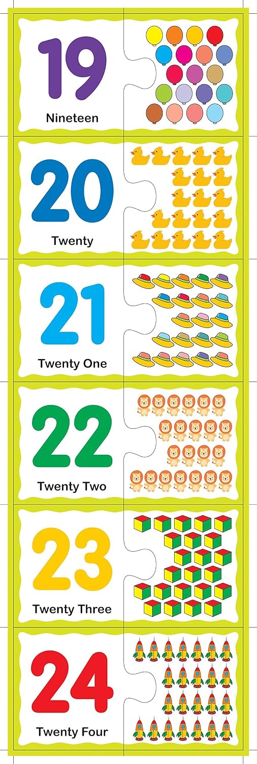 Ratna's Numbers Jigsaw Puzzle – Match & Learn I 48 Pieces