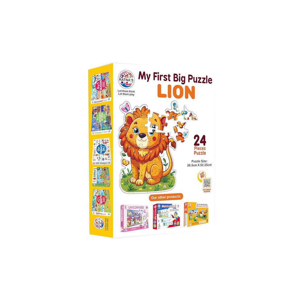 Ratna's My First Big Puzzle - Lion I 24 Pieces Jigsaw Puzzle