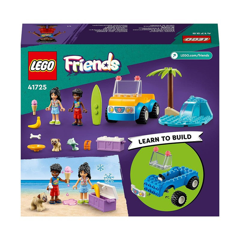 LEGO Friends Beach Buggy Fun 41725 Building Toy Set (61 Pieces)