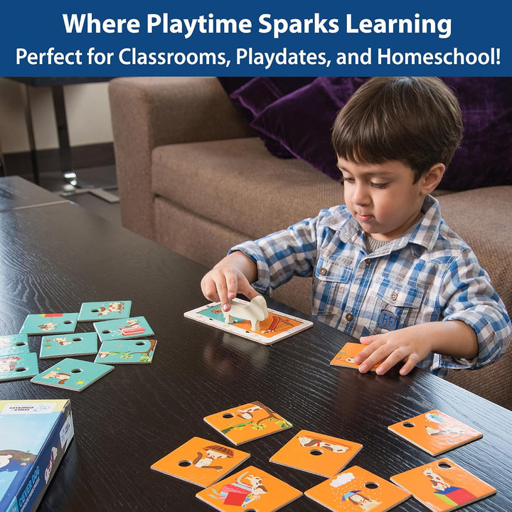 Chalk & Chuckles Clever Dog Opposite Pairs Puzzle for Kids