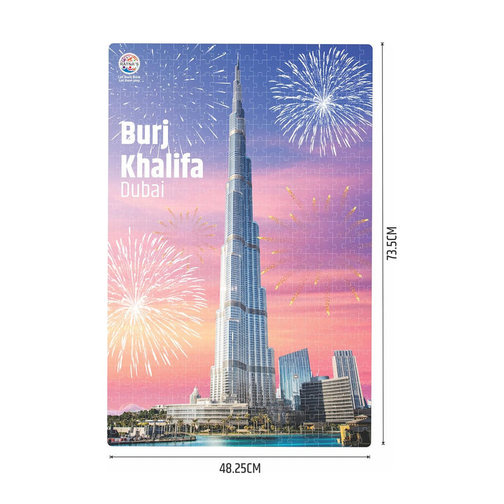 Ratna's Burj Khalifa Dubai Jumbo Floor - Jigsaw Puzzle I 500 Pieces