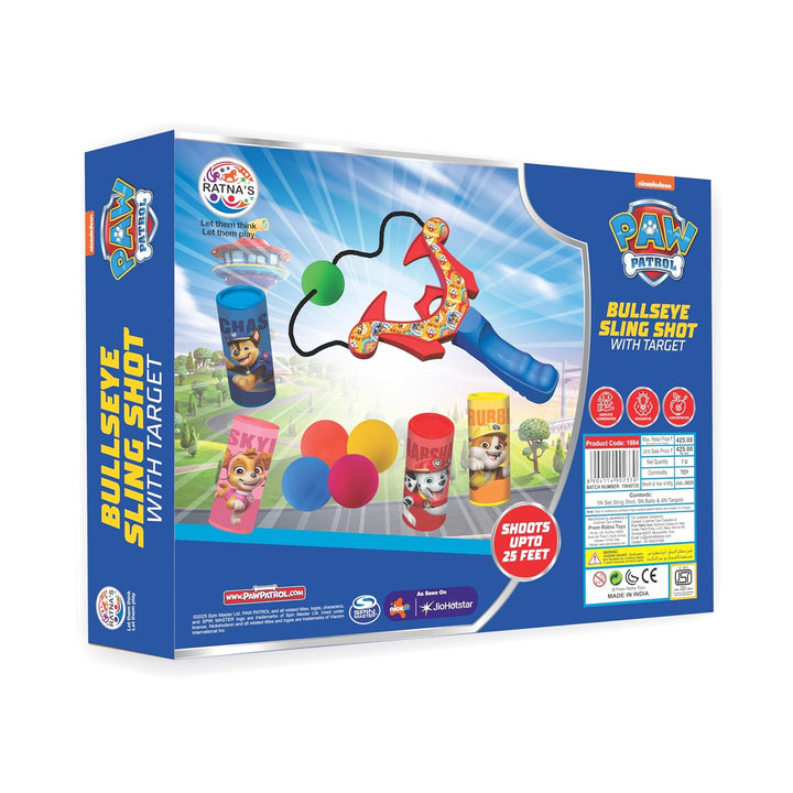 Ratna's PAW Patrol Bullseye Sling Shot with Target