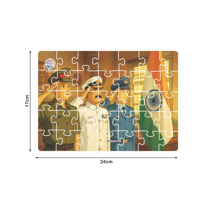 Ratna's 4 in 1 Indian Army Jigsaw Puzzle
