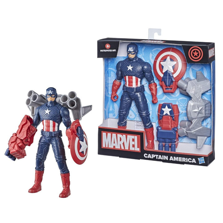 Marvel Captain America Action Figure with 3 Accessories