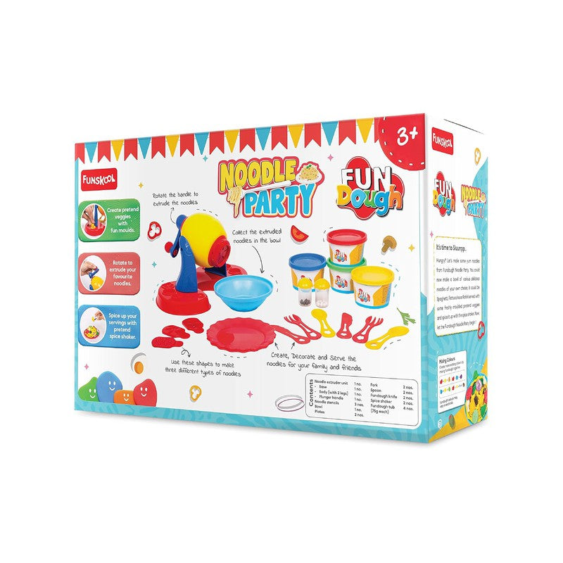 Original Funskool Fundoh Noodle Party Dough Playset