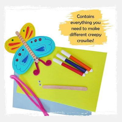 DIY Art and Craft Kit Creepy Crawlies, Drawing, Painting Interesting Fun Activity for Kids