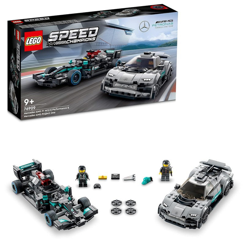 LEGO Speed Champions Mercedes-AMG F1 W12 E Performance & Mercedes-AMG Project One (564 Pcs)