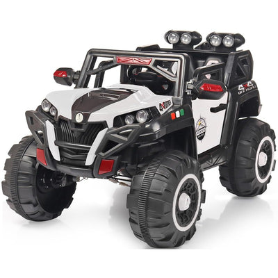 4x4 Battery Operated Electric Ride On Jeep | Motor for Steering | Remote Control | White | COD Not Available