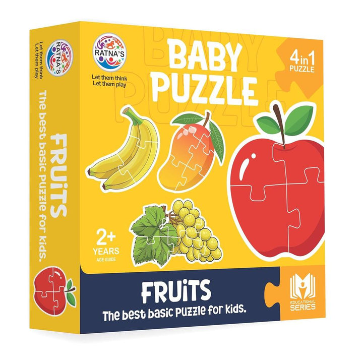 Ratna's Educational Baby Jigsaw Puzzle- Fruits